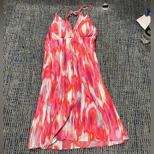 Athleta Red Pink Dress Size Small